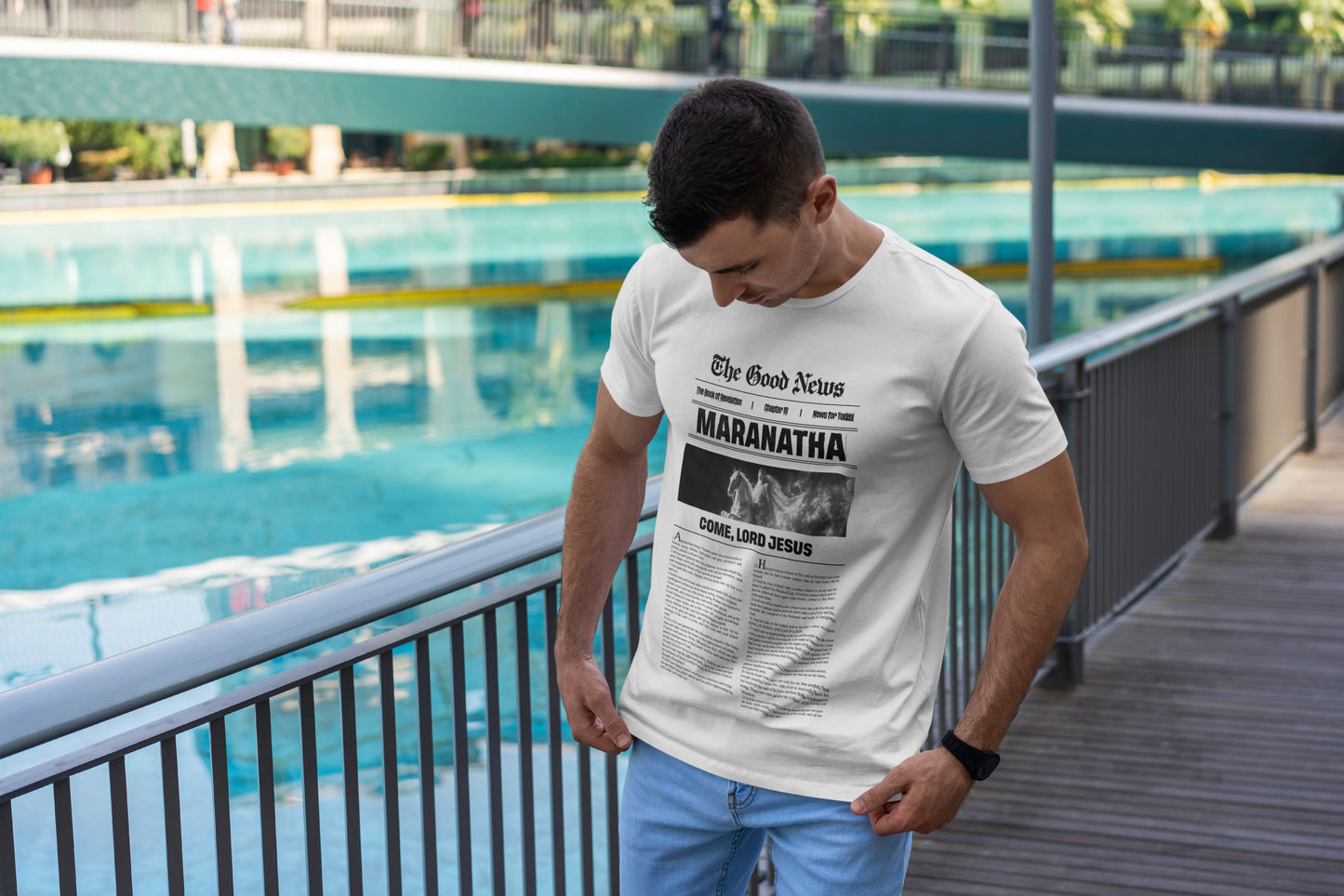 Camiseta - Maranatha Jornal over