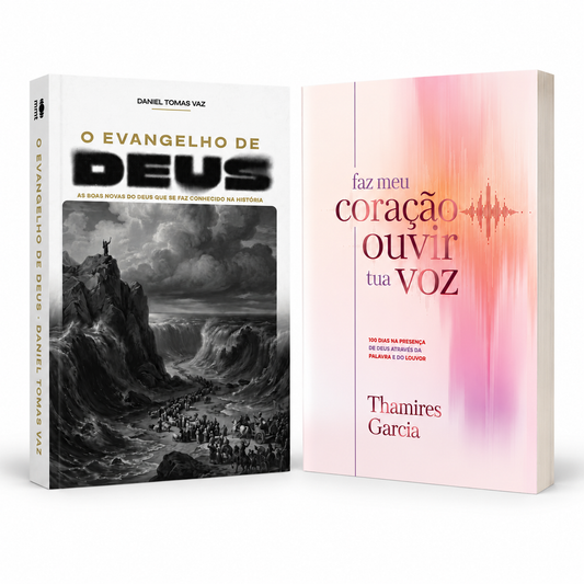 Kit O Evangelho de Deus, de Daniel Tomas Vaz, e Faz meu coração ouvir tua voz, de Thamires Garcia